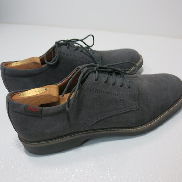 Bass Suede Leather Rubber Sole Comfort Dress Oxfords Men\'s Footwear 9.5 W